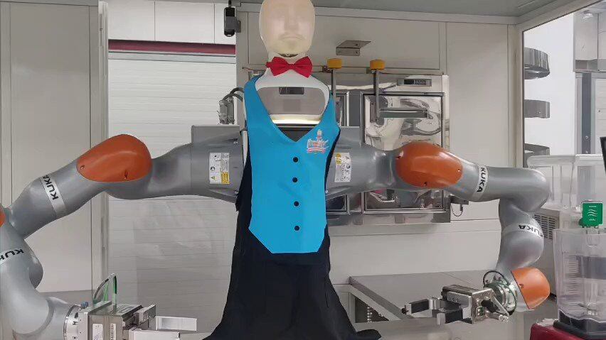 Con ustedes BRILLO (Bartending Robot for Interactive Long-Lasting Operations) un autómata con outfit retro que prepara tragos perfectos.