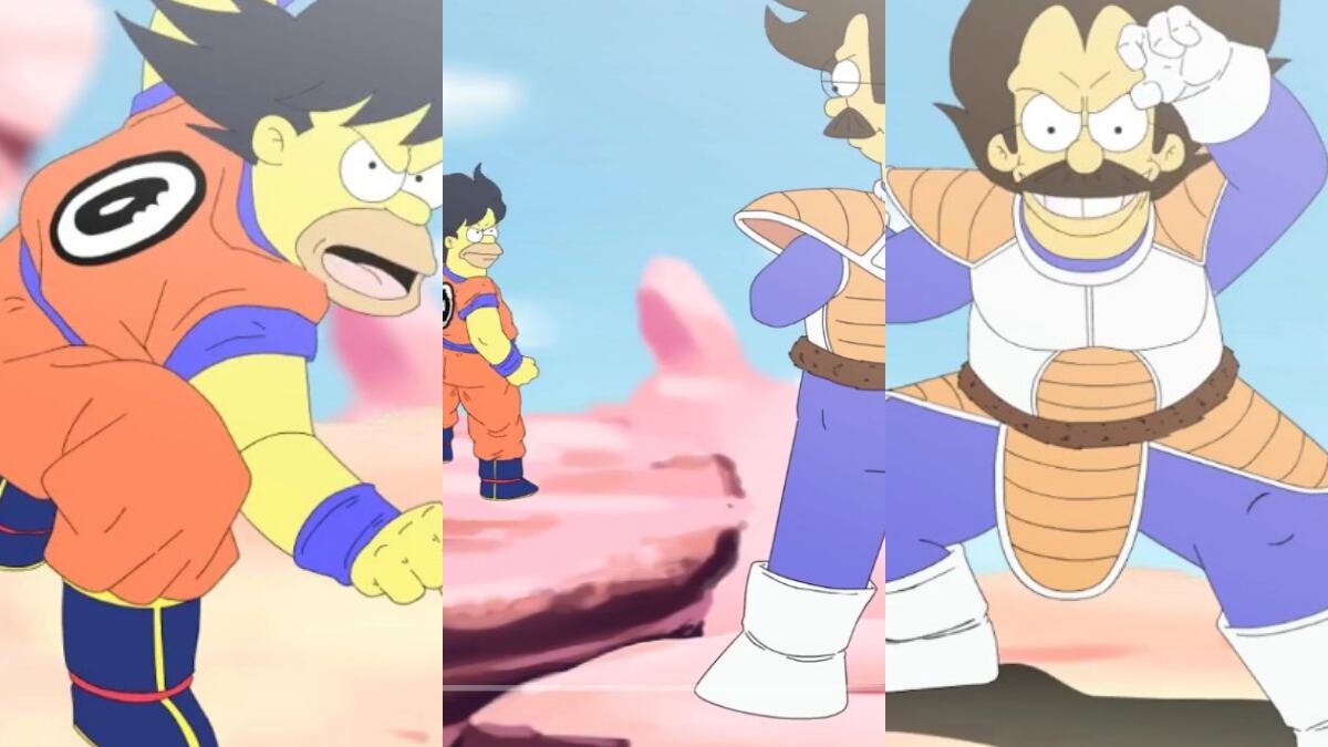 Los Simpson Dragon Ball