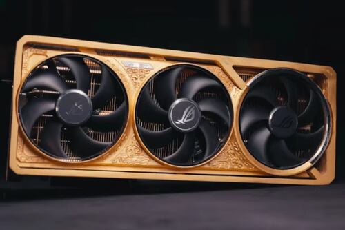 Una RTX 5090 que vale una casa: ASUS fabrica una tarjeta gráfica con 5 kg de oro sólido