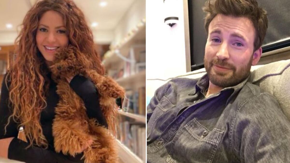 Chris Evans y Shakira están solteros y los fans anhelan verlos juntos