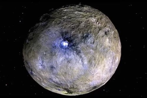 La NASA halla evidencia de gran actividad orgánica en un planeta enano entre Marte y Júpiter