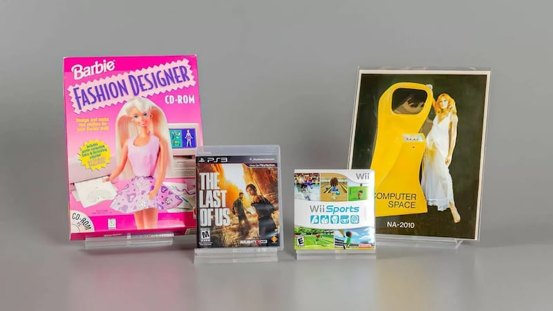 The Last of Us, Wii Sports, Computer Space y Barbie Fashion Designer.