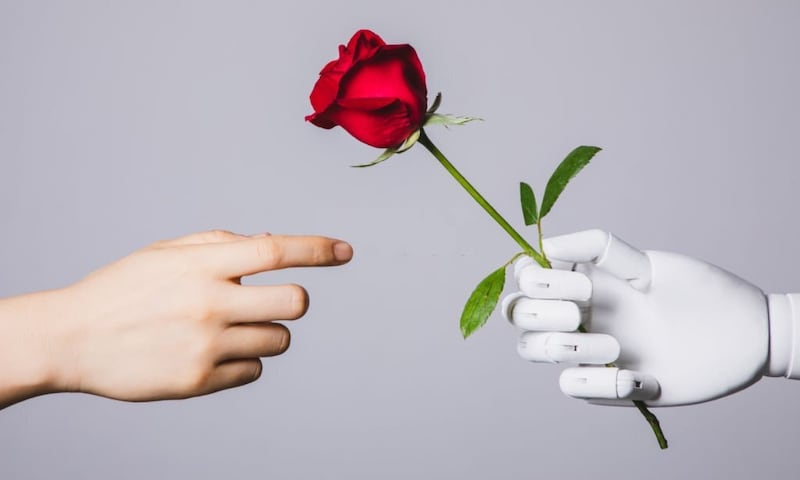 Amor entre robot y humano