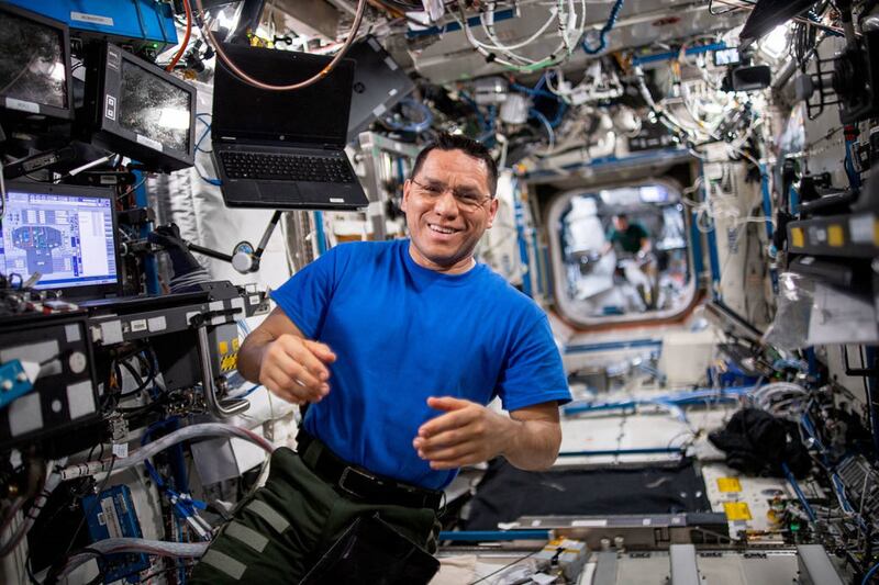 Frank Rubio en la Estación Espacial Internacional