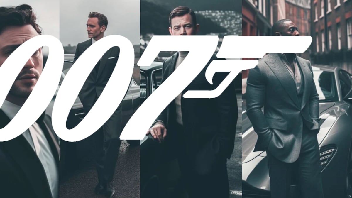 Un fotógrafo usa distintas plataformas de Inteligencia Artificial para imaginar cómo lucirían Idris Elba y otros actores como el próximo James Bond.