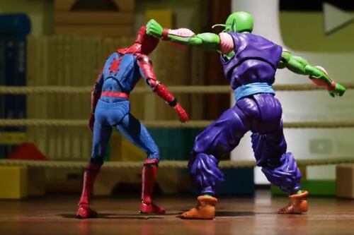 Dragon Ball vs Marvel: el arte del Stop Motion nos muestra como se vería una pelea entre Piccolo y Spider-Man
