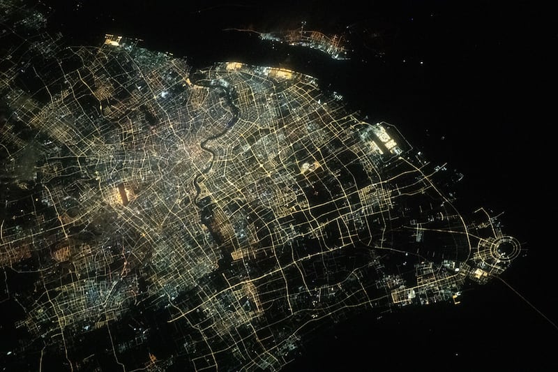 Shanghai desde el espacio