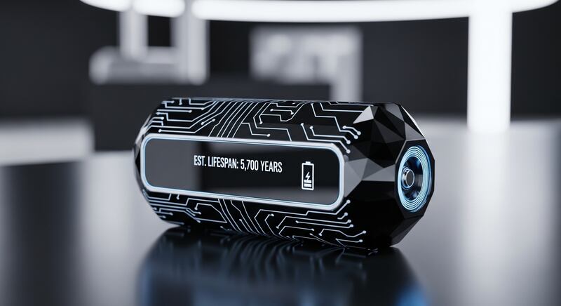 Batería nuclear de diamante. Imagen conceptual FW/Whisk