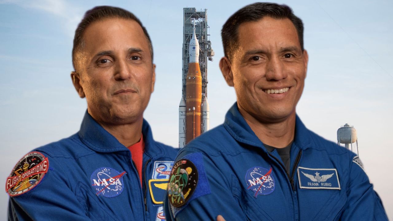 Los astronautas de la NASA, Joseph Acaba y Frank Rubio, hijos de latinoamericanos, están en el Equipo Artemis.