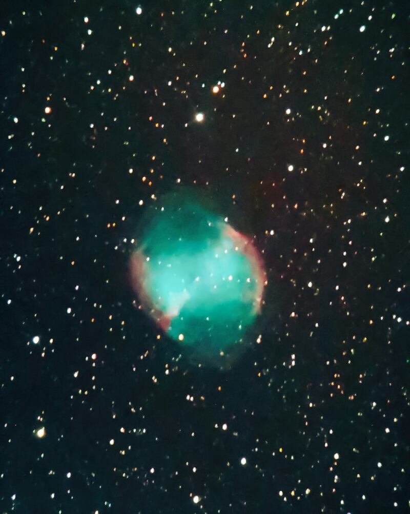 Nebulosa Dumbell M27 Foto Seba Campos