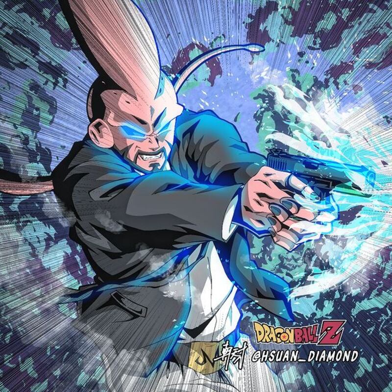 Majin Buu y John Wick por HsuanDiamond