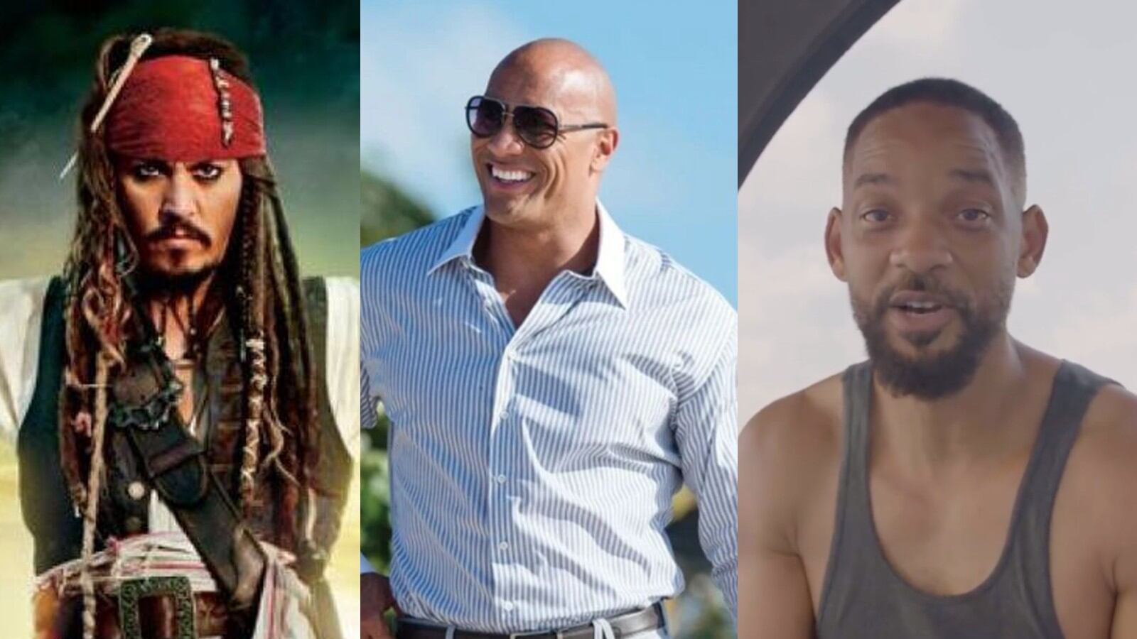 Dwayne Johnson podría sustituir a Johnny Depp y Will Smith