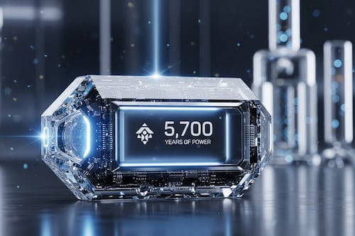 Baterías nucleares de diamante: La tecnología que promete 5.700 años de energía sin una sola recarga