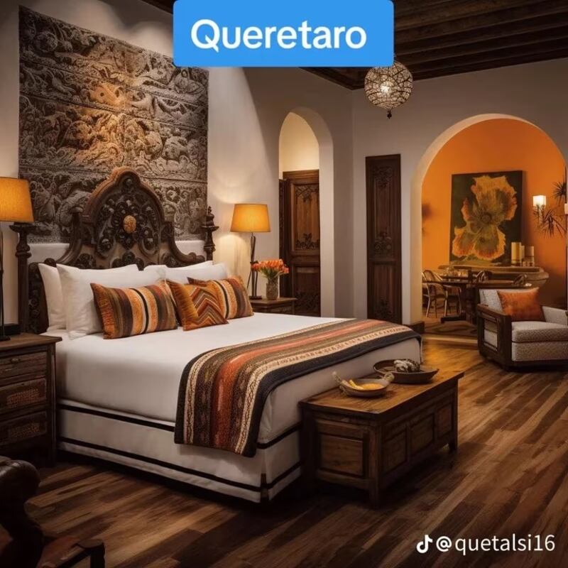 IA estados de México como habitaciones de hotel