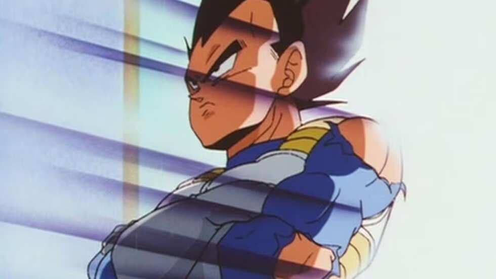 Vegeta sale de la habitación del tiempo