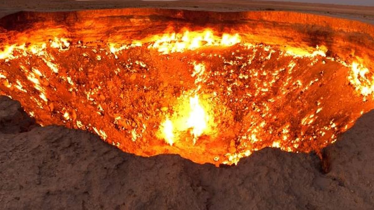 Este cráter tiene más de 30 años ardiendo