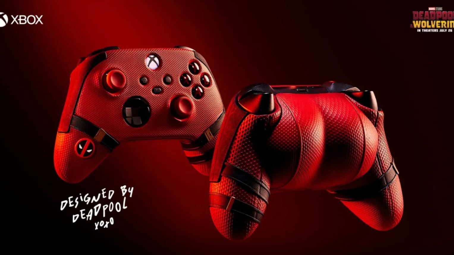 Deadpool diseña el control de Xbox más atrevido