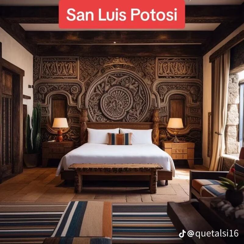 IA estados de México como habitaciones de hotel