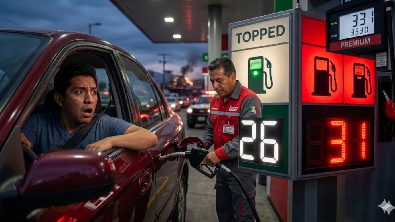 Gasolina sube de precio. FW/NB