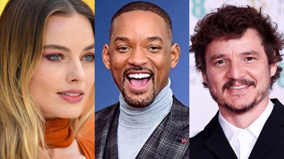 Margot Robbie, Will Smith y Pedro Pascal