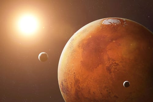 Nuevo mapa de Marte encuentra que el planeta rojo esconde unas extrañas estructuras debajo de su superficie