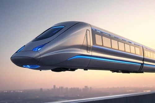 Este es el tren volador que desafía a la industria de la aviación comercial