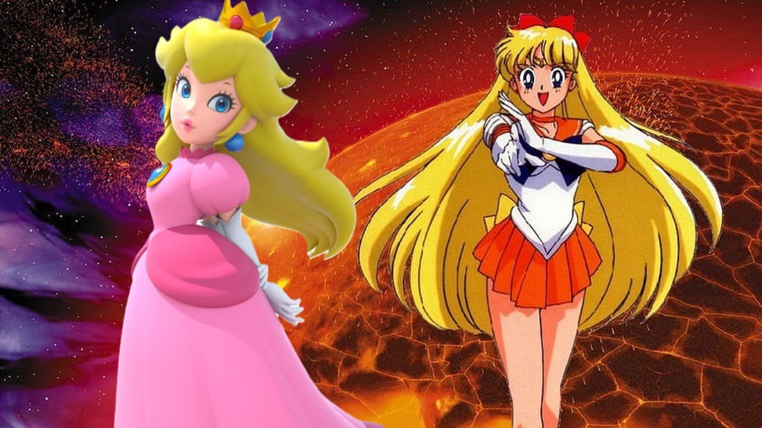 Princesa Peach y Sailor Venus