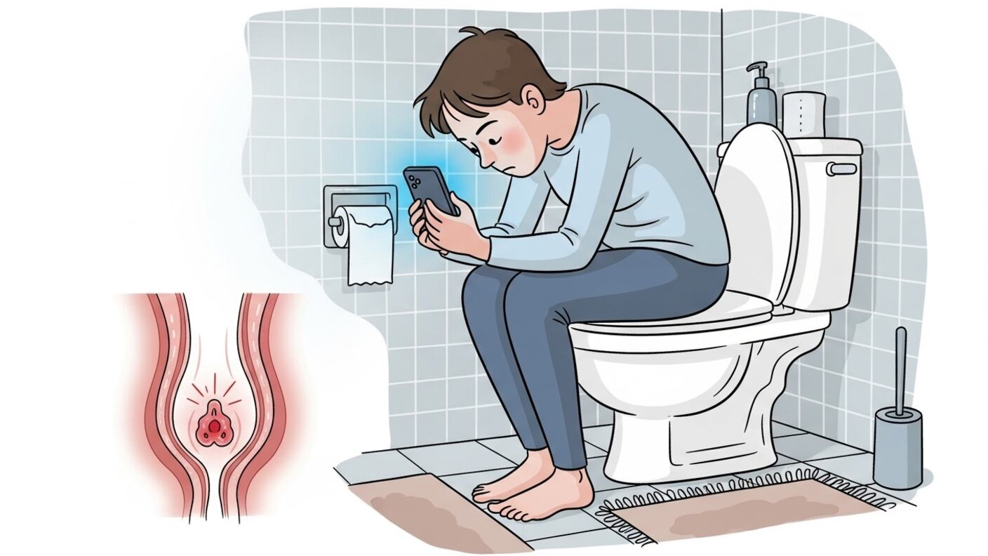 Smartphone y hemorroides / Whisk-FW