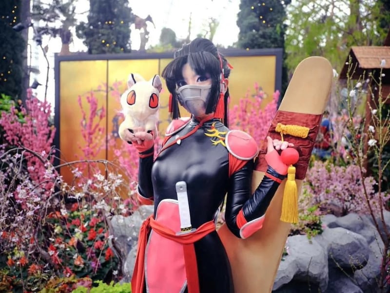 Sango de InuYasha Cosplay