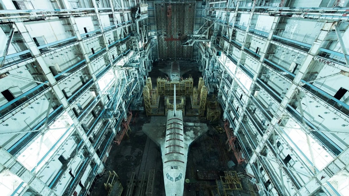 Programa Burán en el cosmódromo Baikonur - Foto vía Astroaventura 2