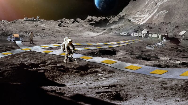 NASA busca construir un tren robot que levita para su misión Artemis en la Luna: así es FLOAT