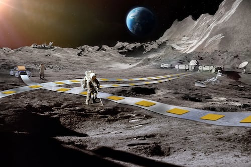 Así es el tren robot con levitación magnética de la NASA: funcionará en la luna
