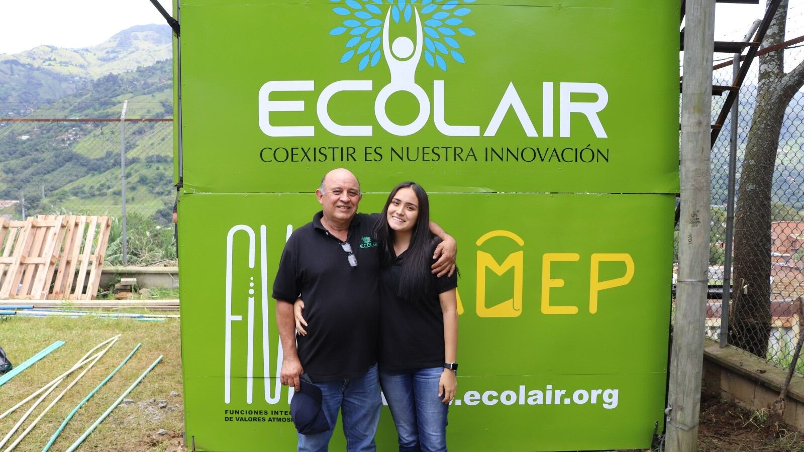 Mariana Pérez y su papá, Manuel