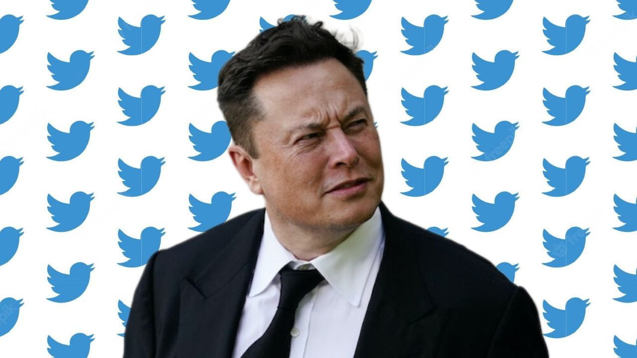 Elon Musk - Twitter. Composición: Kiko Perozo