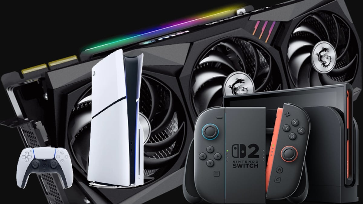 Tarjeta gráfica de NVIDIA y Consolas de PS5 y Nintendo Switch 2