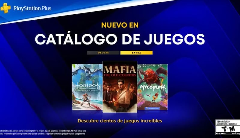 PlayStation Plus suma 9 nuevos juegos a sus planes Extra y Premium