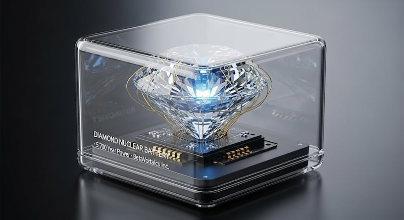 Batería nuclear de diamante. Imagen conceptual FW/Whisk