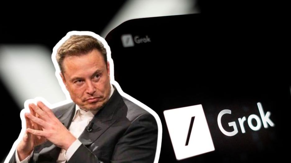 Elon Musk y Grok / Composición