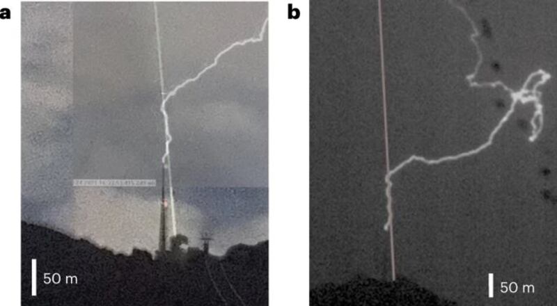 Experimentos con láser para desviar rayos
