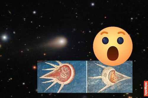 ¿3I/ATLAS medieval? Un fresco de 1350 muestra dos objetos idénticos al “asteroide” y desafía a los historiadores