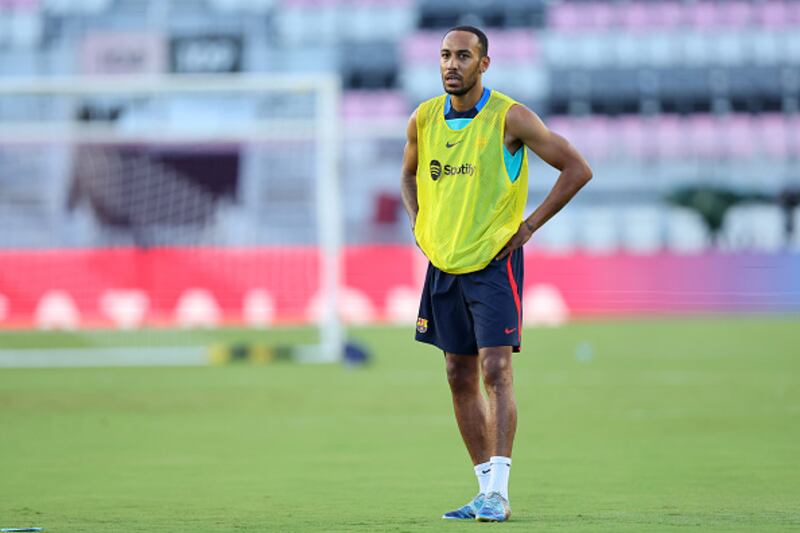 Aubameyang con sus zapatos de Dragon Ball ante el Inter de Miami