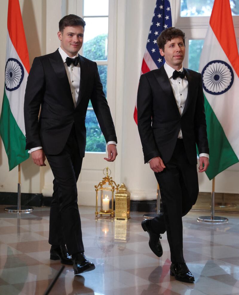 Sam Altman y Oliver Mulherin