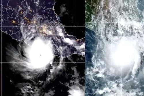 Video muestra el paso del poderoso huracán “Otis” en su ruta hacia Acapulco, visto desde el espacio