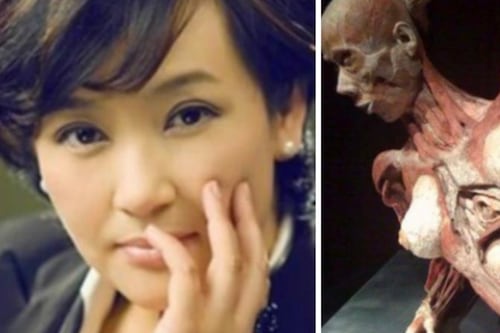 ¿Convertida en escultura humana? Usuarios exigen pruebas a supuesta estatua de periodista china