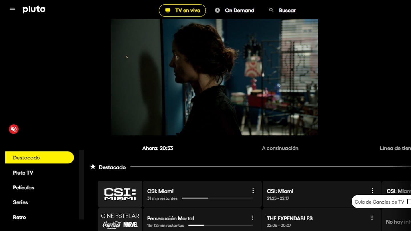 Pluto TV es una de las plataformas para ver películas gratis más famosas