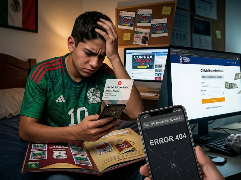 El lado oscuro del Mundial 2026: Cómo los ciberdelincuentes usan el fútbol para vaciar cuentas bancarias