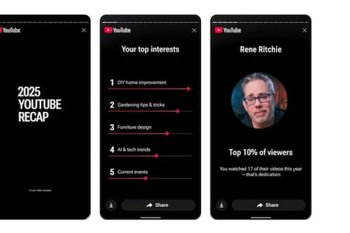 ¡Llegó el YouTube Recap 2025! Así puedes activar y conocer tu Resumen del Año con tus creadores favoritos
