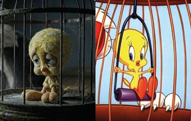 Así envejecería Piolín, según la IA