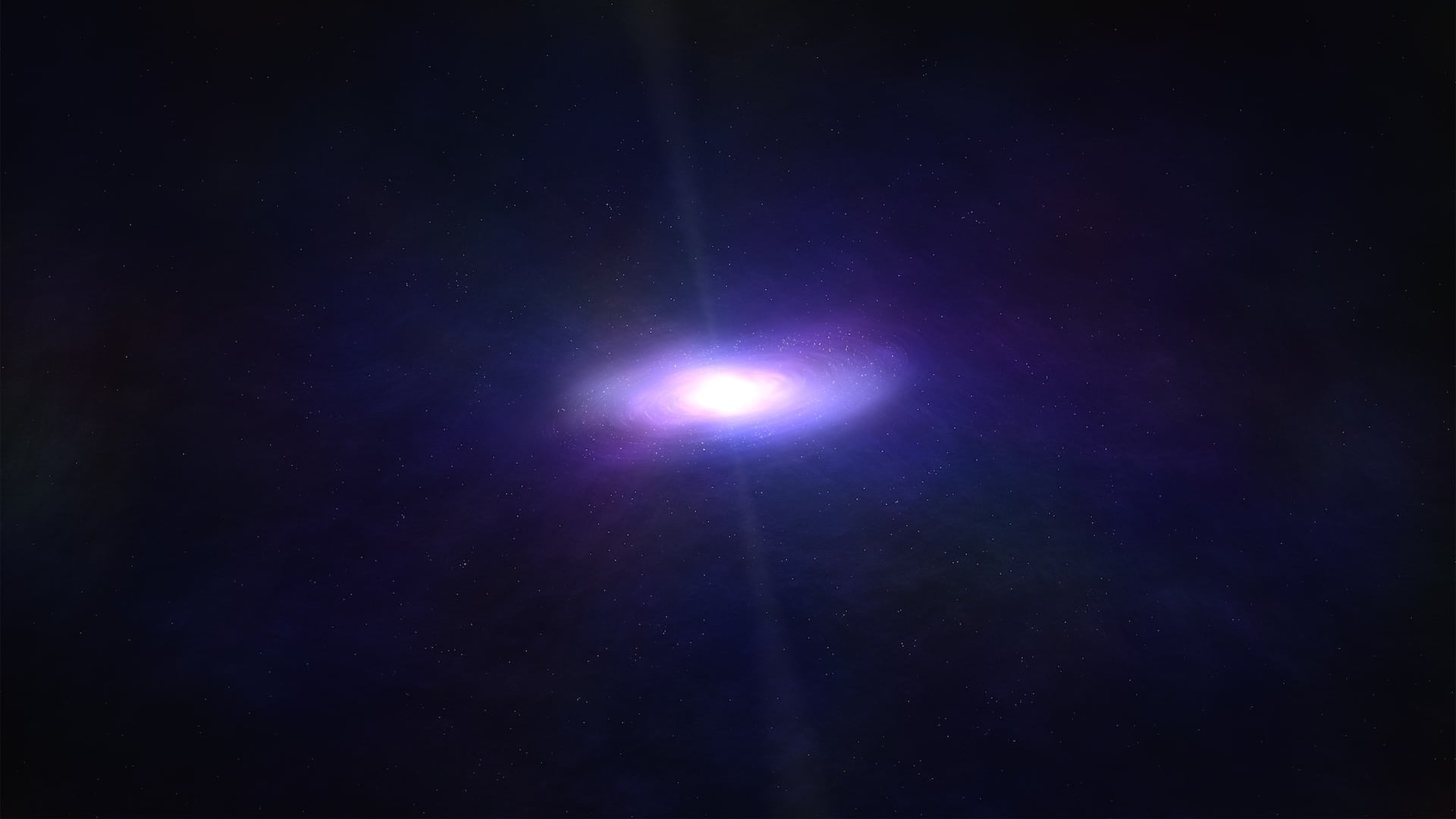 Imagen referencial de un agujero negro.