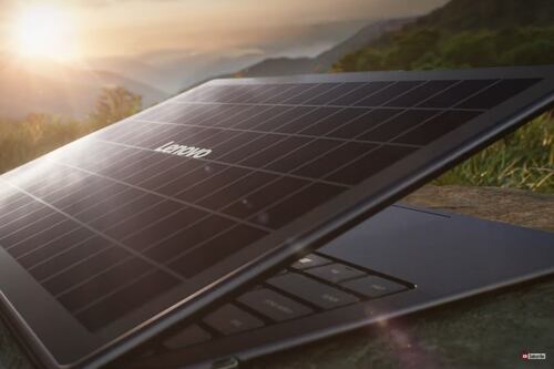 Lenovo sorprende al mundo entero en la MWC al presentar la primera notebook solar